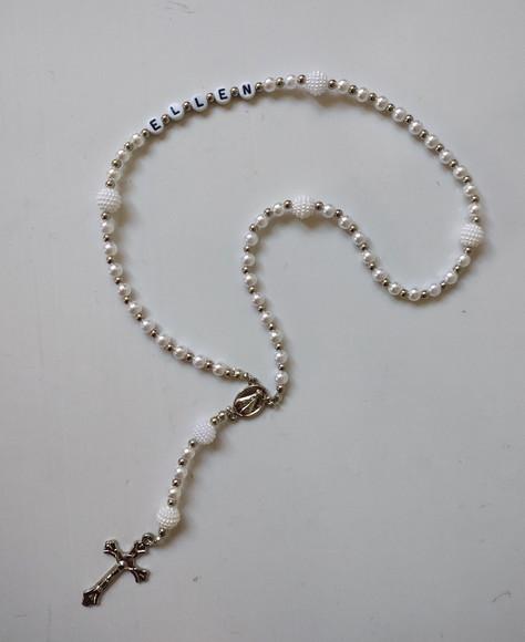 Terço Personalizado em Pérolas