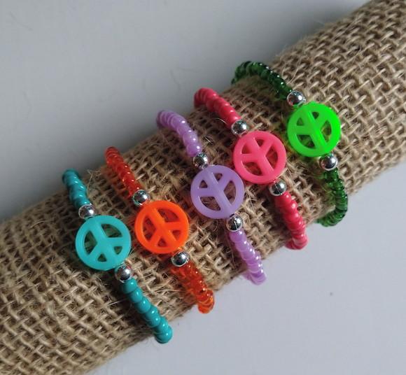 Kit com 5 Pulseiras da Paz Infantil ou Adulto