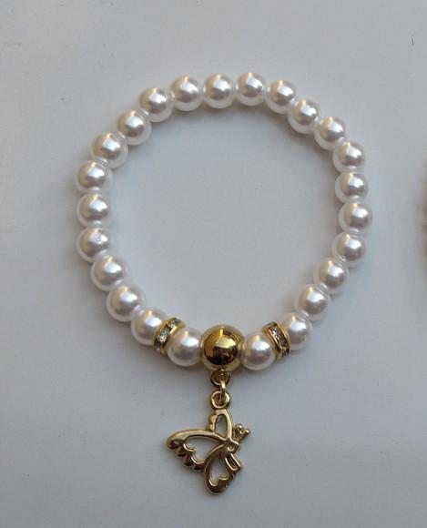 Pulseiras de pérolas para madrinhas