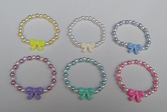 Pulseira infantil lacinho ( 1 unidade)