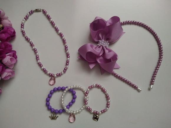 Kit Infantil Princesa Lilás