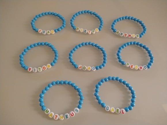 Pulseira Infantil Personalizada( Meninos)