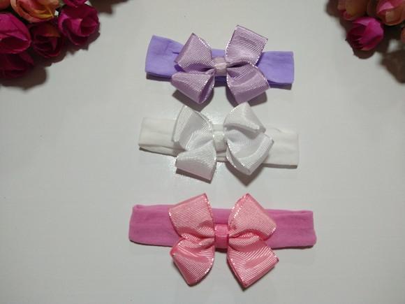 Kit 3 faixinhas bebê