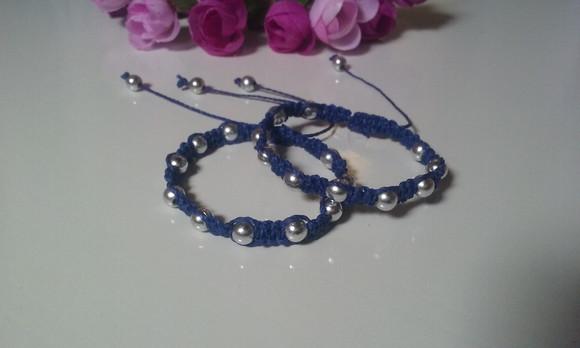 Kit Pulseira Infantil Shambala Azul
