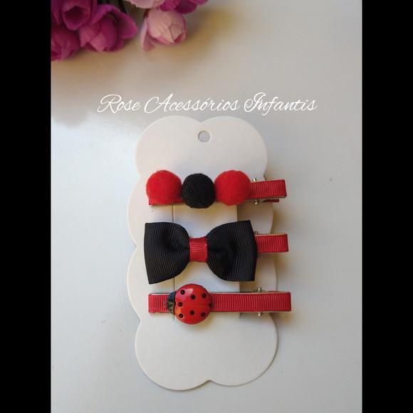 Hair Clip Joaninha