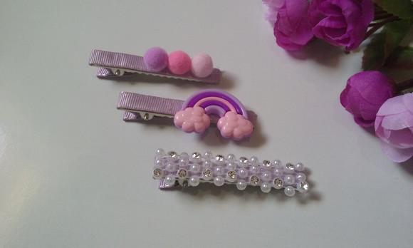 Hair Clip chuva de Amor