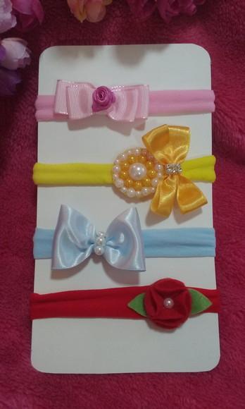 Kit 4 Faixinhas Bebe