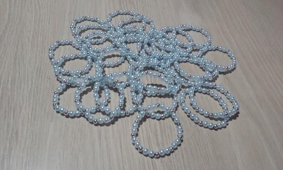 Pulseira Cinderela (Azul e prata)