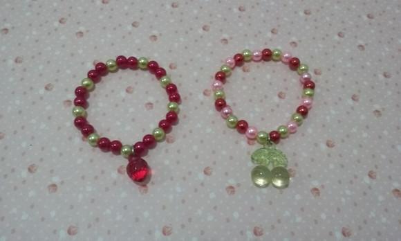Pulseira Moranguinho e Cerejinha