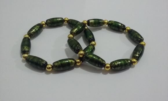 Kit de pulseiras Verdes
