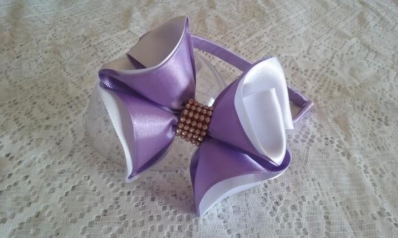 Tiara Laço Lilás