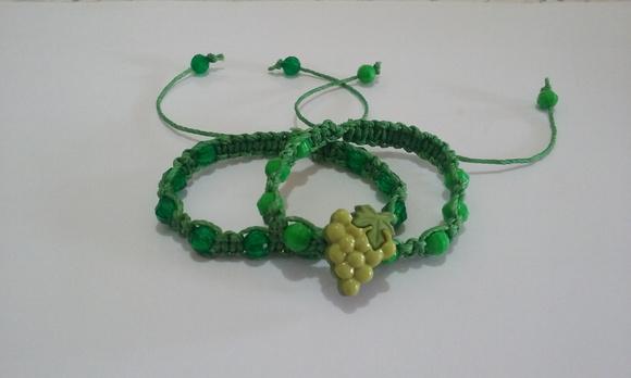 Kit Pulseira Infantil Shambala Verde