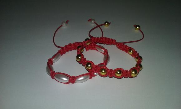 Mix Pulseira Infantil Shambala Vermelha