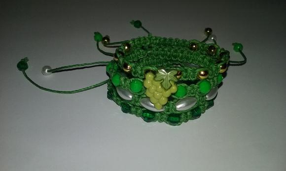Mix Pulseira Infantil Shambala Verde
