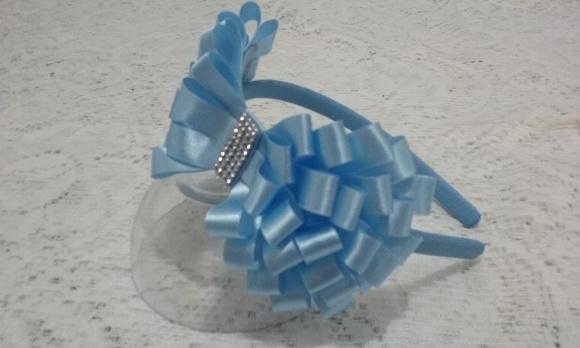Tiara Laço Azul