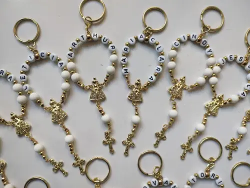 Terço Dezena Personalizado Dourado