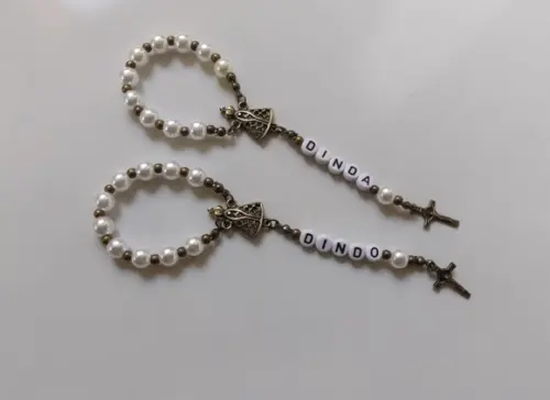 Terço Dezena Personalizado Ouro Velho