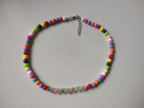 Colar Infantil Personalizado Colorido