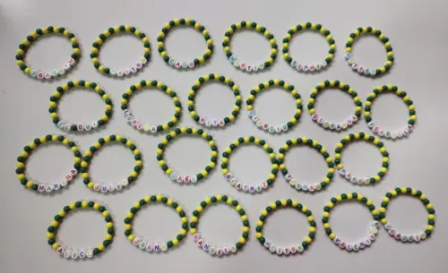 Pulseira Infantil Brasil Personalizada