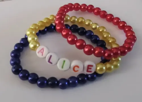 Kit Pulseira Infantil Personalizada