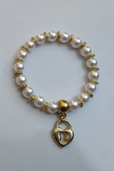 Pulseira de pérolas para madrinhas