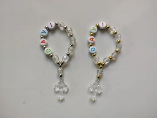 Mini Terço Personalizado Cristal