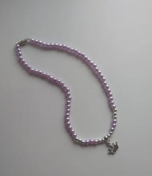 Colar Infantil Princesa Lilás