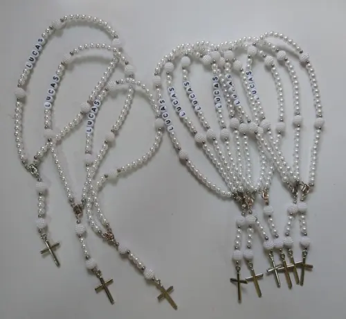 Terço Personalizado em Pérolas