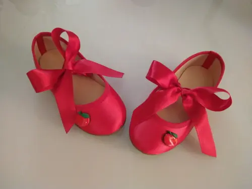 Sapatinho Vermelho com Sola Antiderrapante