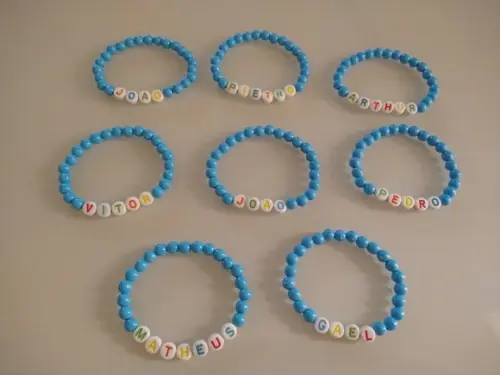 Pulseira Infantil Personalizada( Meninos)