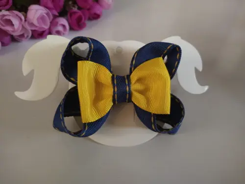 Presilha Jeans com Amarelo