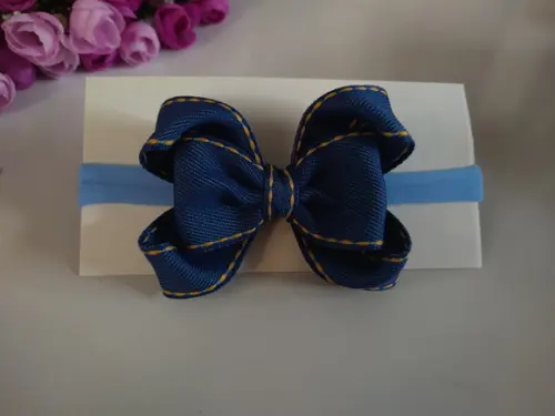 Faixinha Laço Jeans