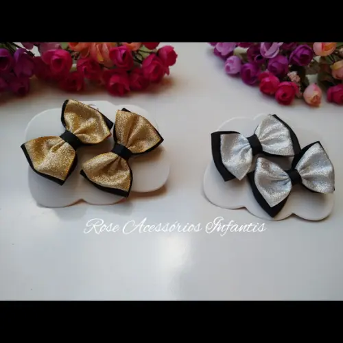 Kit com 2 Pares de Presilhas