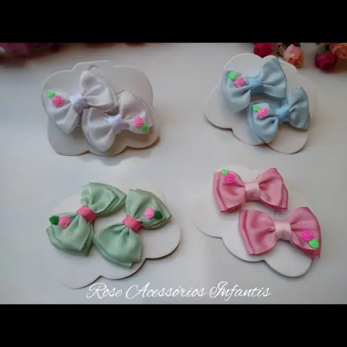 Kit com 4 Pares de Presilhas