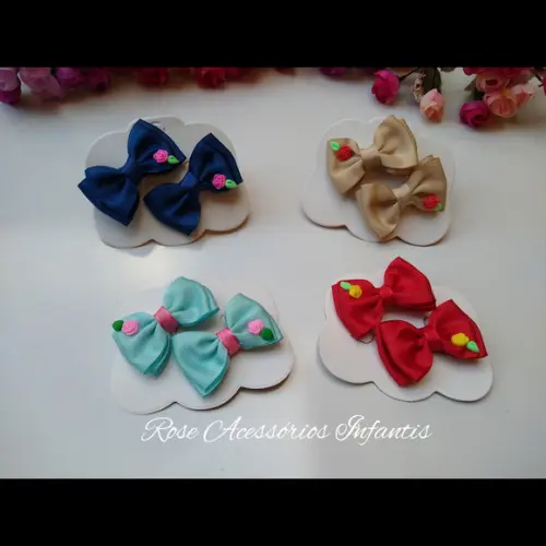 Kit com 4 Pares de Presilhas