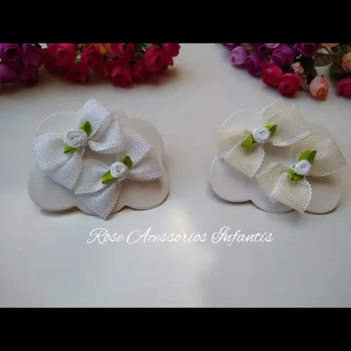 Kit com 2 Pares de Presilhas (juta)