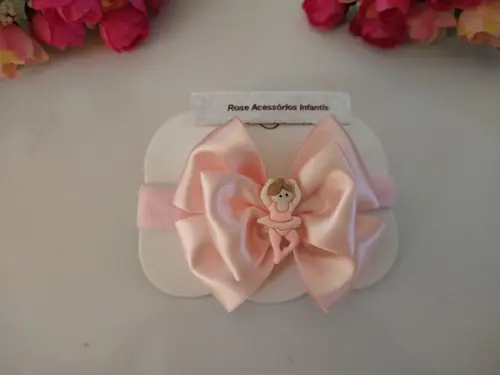 Faixinha "bailarina Rosa"