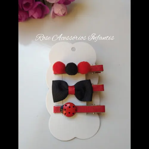 Hair Clip Joaninha