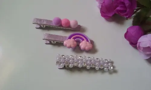 Hair Clip "chuva de Amor"