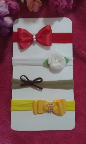 Kit 4 Faixinhas Bebe