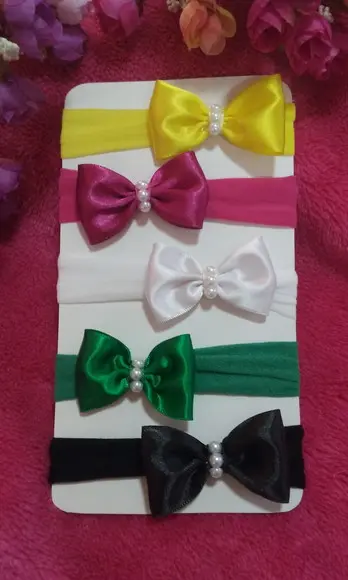 Kit 5 faixinhas bebê