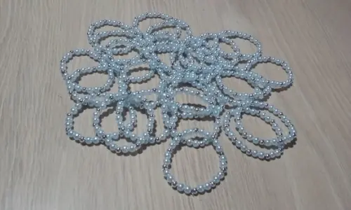 Pulseira "Cinderela" (Azul e prata)