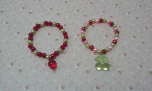 Pulseira Moranguinho e Cerejinha