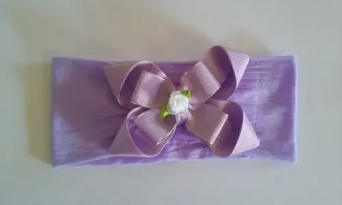 Faixa laço lilás