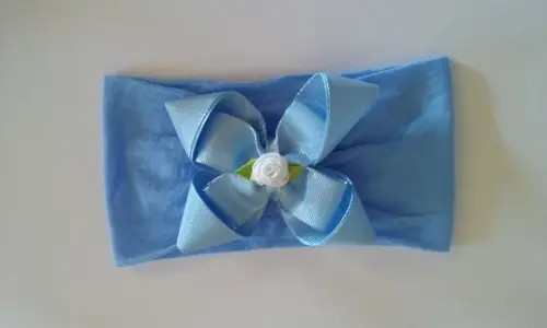 Faixa laço azul