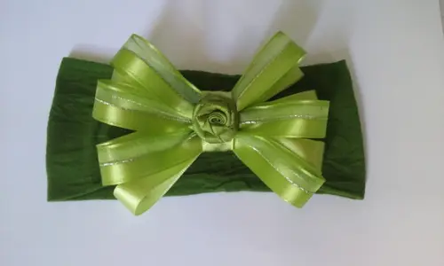 Faixa laço verde