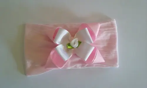 Faixa laço rosa
