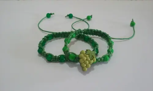 Kit Pulseira Infantil Shambala Verde