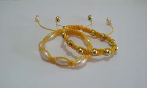 Kit Pulseiras Infantis Shambala Amarela