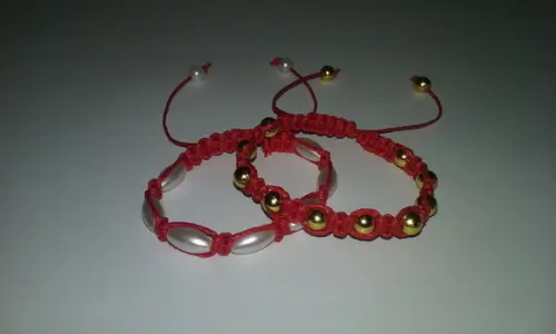Mix Pulseira Infantil Shambala Vermelha